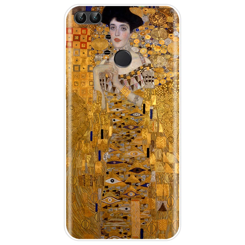 Мягкий силиконовый чехол-книжка Kiss by Gustav Klimt из ТПУ чехол для Huawei P9 P10 P20 PLUS P20 P30 PRO P8 P9 P10 P20 P30 lite P smart - Цвет: T19041703-06.jpg