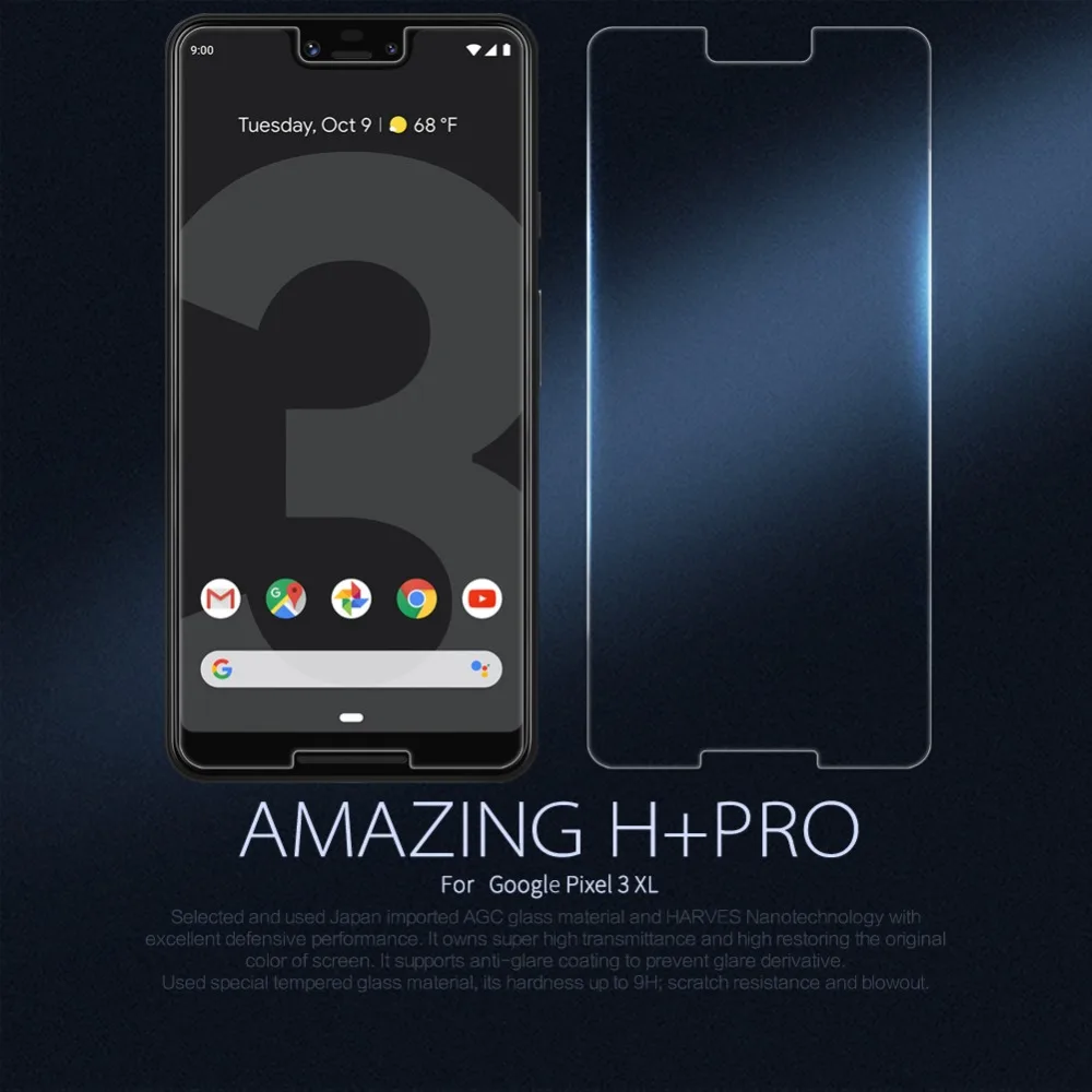 0,2 мм закаленное стекло для google pixel 3 xl нано Олеофобная Защита экрана для google pixel 3 xl pixel 3xl защитное стекло