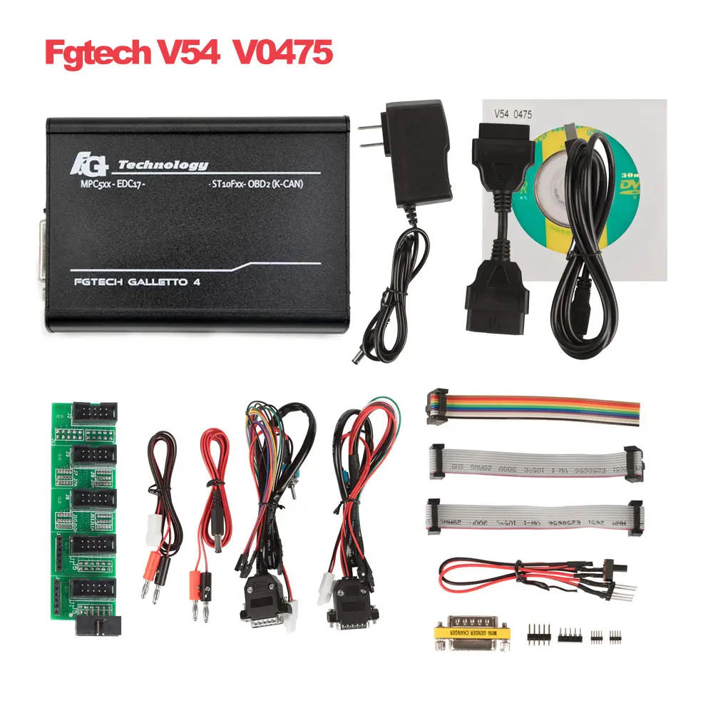 Fgtech V54 V0386/V0475 Galletto 4 Master ECU Инструмент FG-Tech BS функция BDM металлическая разблокировка Версия автомобиля безопасный диагностический инструмент