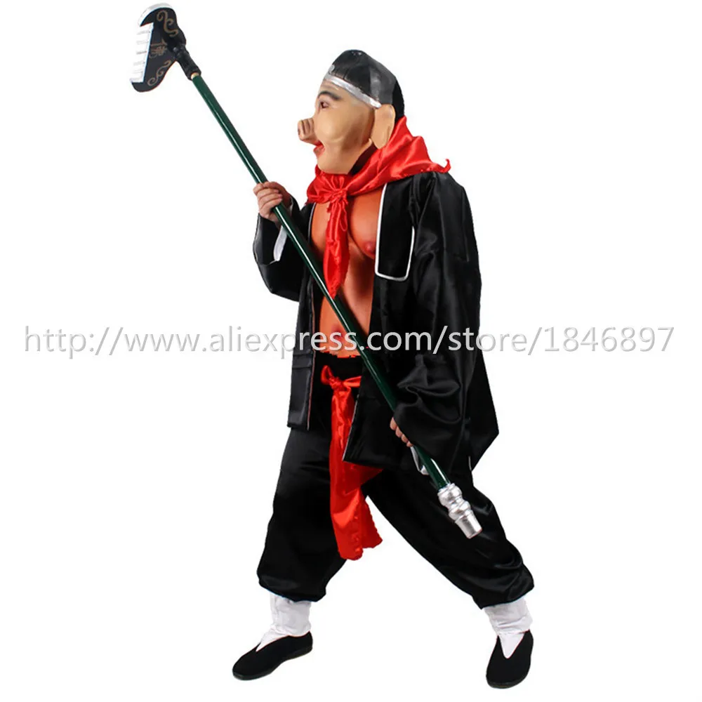 Китайские костюмы сценических персонажей древней классической истории "Путешествие на Запад": костюм китайского персонажа Чжу Бажи.