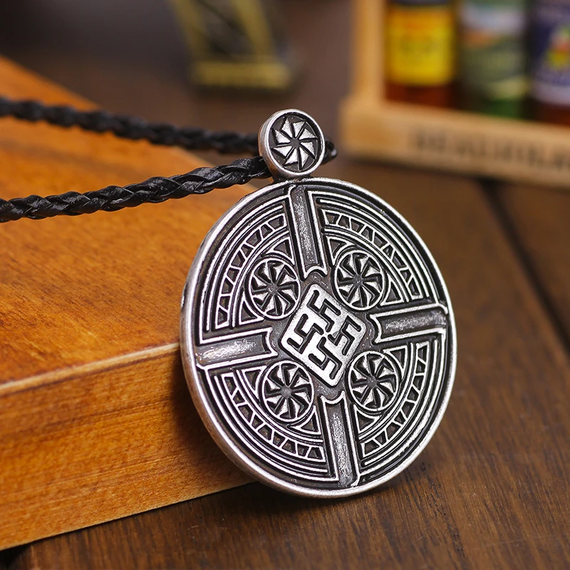 Славянский амулет 5 шт. античный серебряный папоротник цветок тотемная подвеска