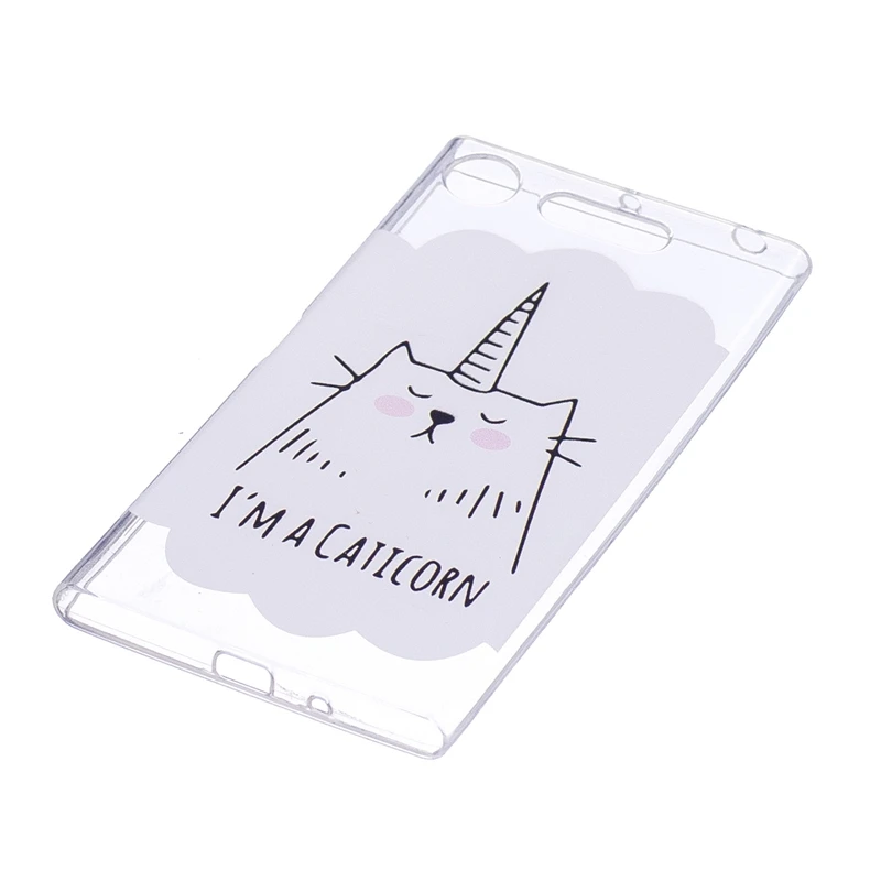TPU Soft Case For Sony Xperia XZ1 Compact 4.6&quot Ultra-Thin Silicone Cover Soni Experia Coque Capinha |