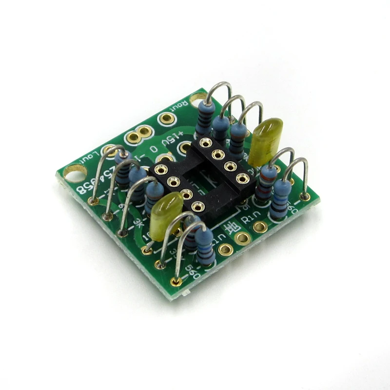 1 шт. двойной операционный усилитель доска предусилитель DC усиления PCB для
