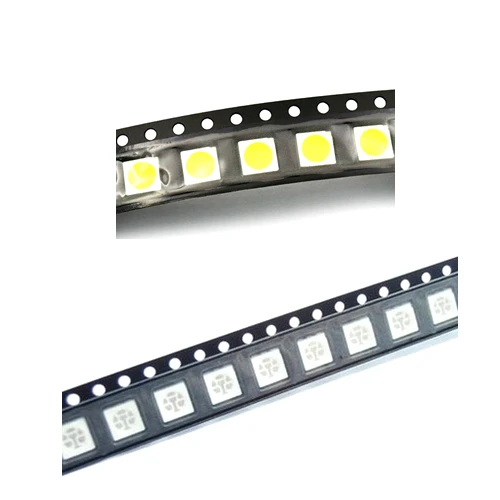 1000 шт. SMD 5050 Светодиодные светодиоды синий/чистый
