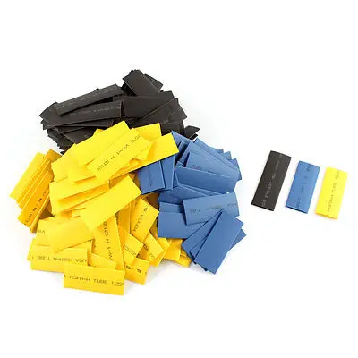 

400pcs 12mm Dia 2:1 Heat Shrink Tubing Tube Cover Cable Wiring 50mm 60mm Long