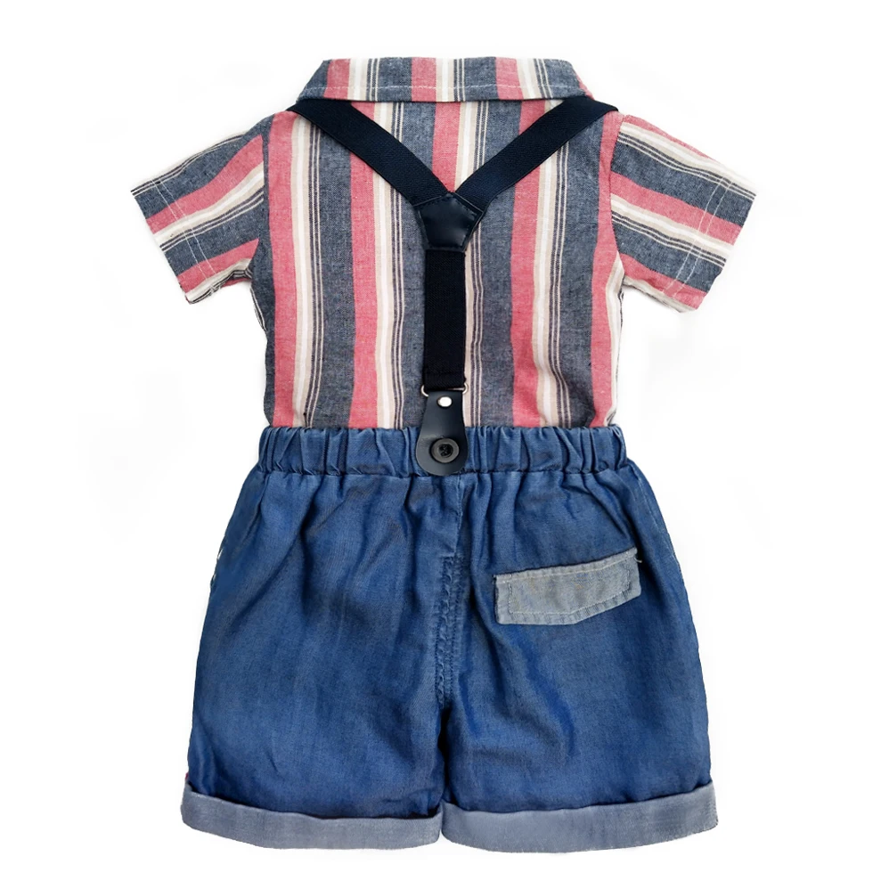 Джентльменские комплекты одежды из 3 предметов для маленьких мальчиков летние