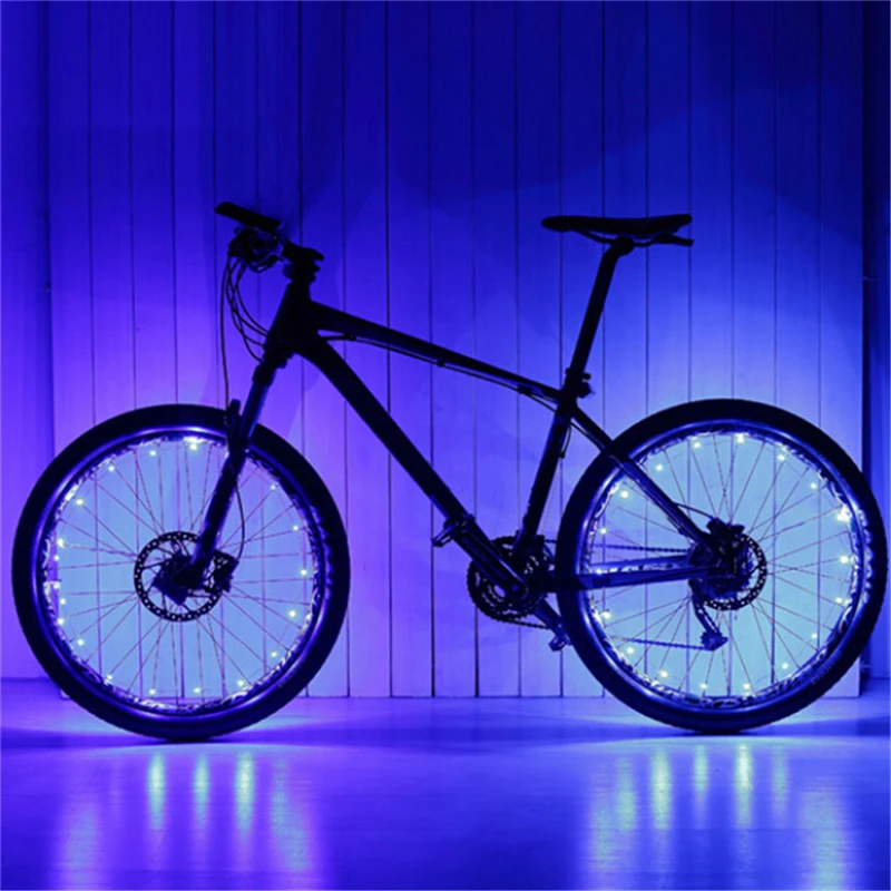 1 * красочные велосипедные фонари Горная дорога велосипед свет Велоспорт спица