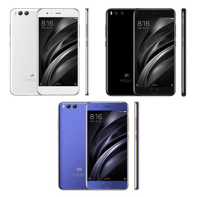 Оригинал Сяо mi 6 мобильный телефон ГБ оперативная память 64 Встроенная Snapdragon 835 Octa