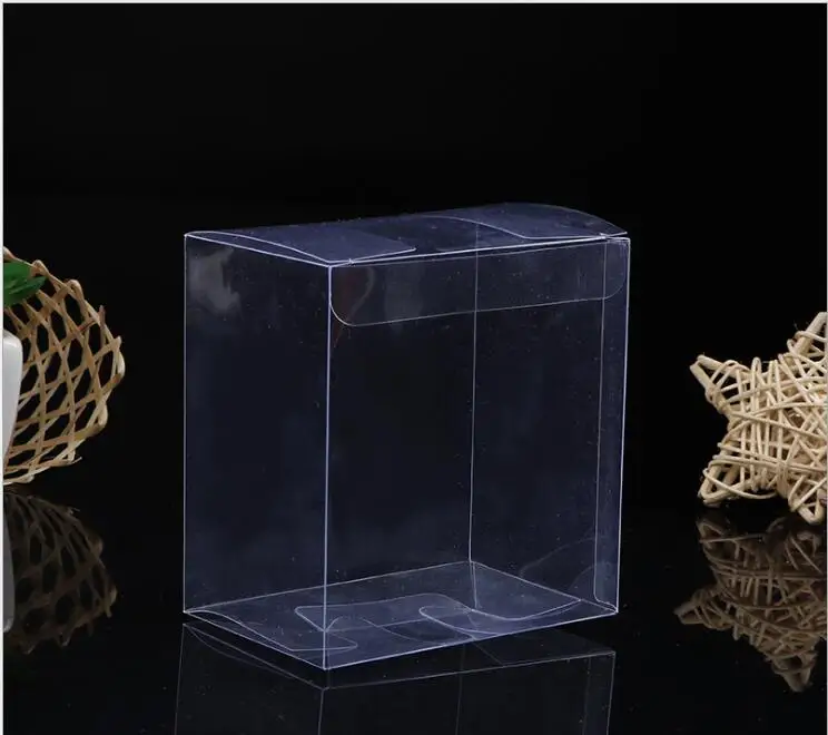 30 шт прозрачный пластиковый контейнер пластиковые упаковочные коробки с подвесным отверстием ремесла подарок дисплей прозрачная упаковка коробки