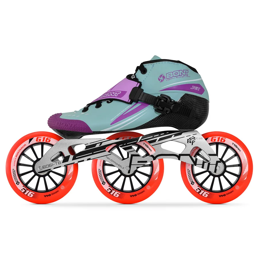 100% Оригинальные Bont Jet скоростные роликовые коньки Размеры 29 40 Heatmoldable углеродного