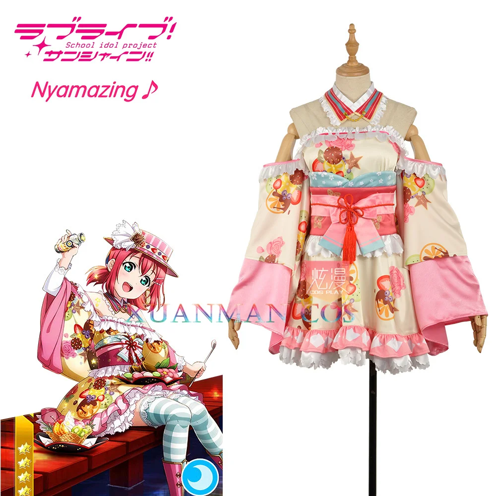 LoveLive! SunShine! akours Ruby Kurosawa карнавальный костюм на заказ платье для пробуждения