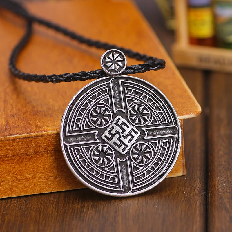 Славянский амулет 5 шт. античный серебряный папоротник цветок тотемная подвеска