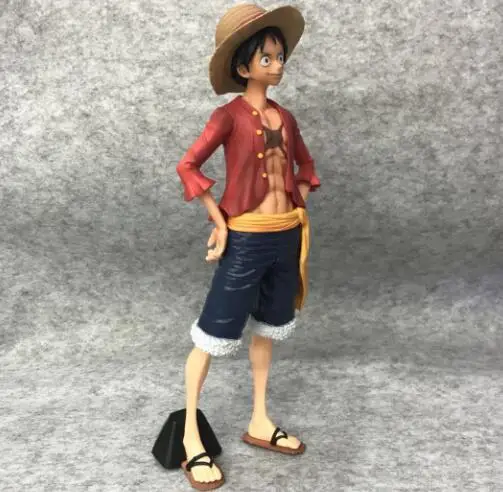 Аниме цельная соломенная шляпа Обезьяна D Luffy экшн-фигурки ПВХ Коллекционная