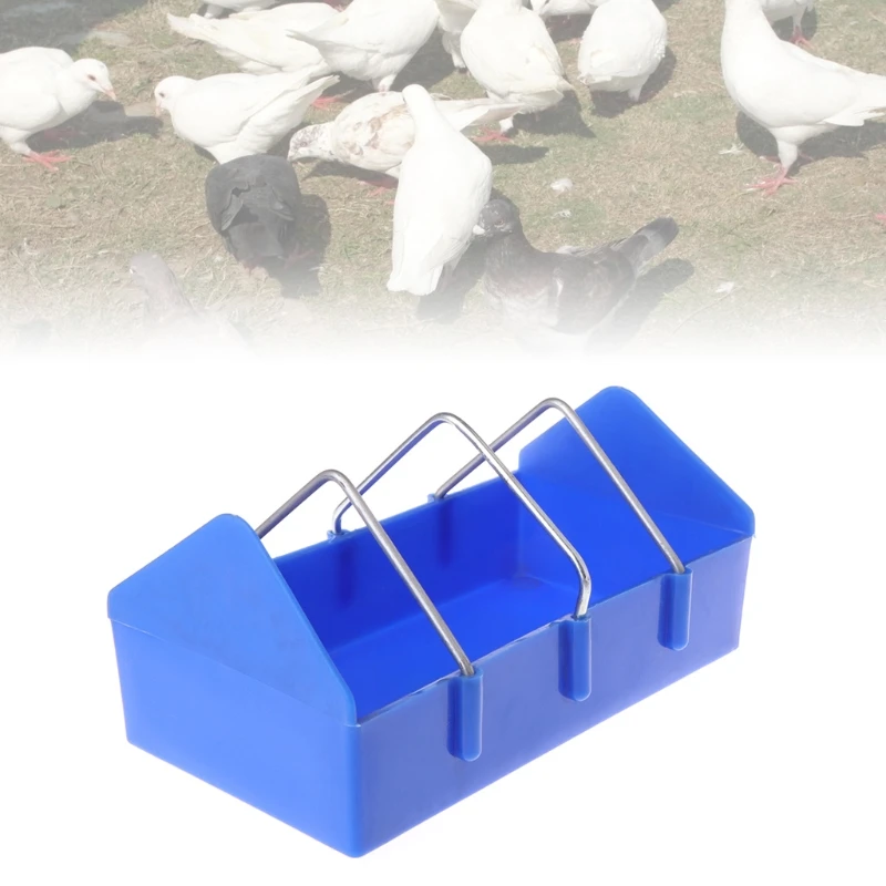 Pigeon Feeder Water Food Feeding Birds Parrots Hanging Cage Supplies |