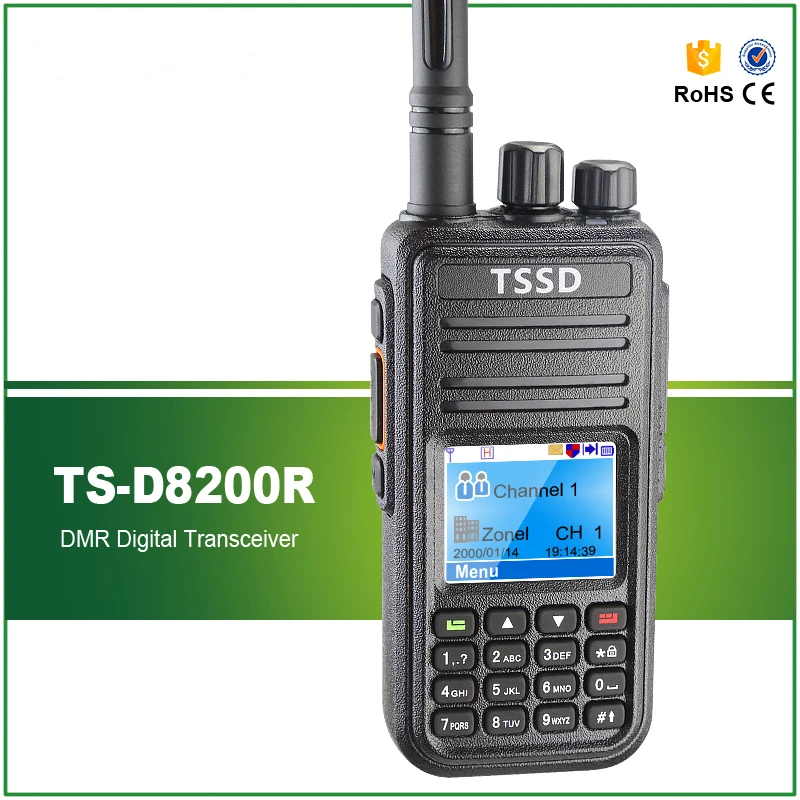 Цифровая рация 5 Вт UHF 400-480 МГц TSSD TS-8200R аналогичная TYT MD-380 | Мобильные телефоны и
