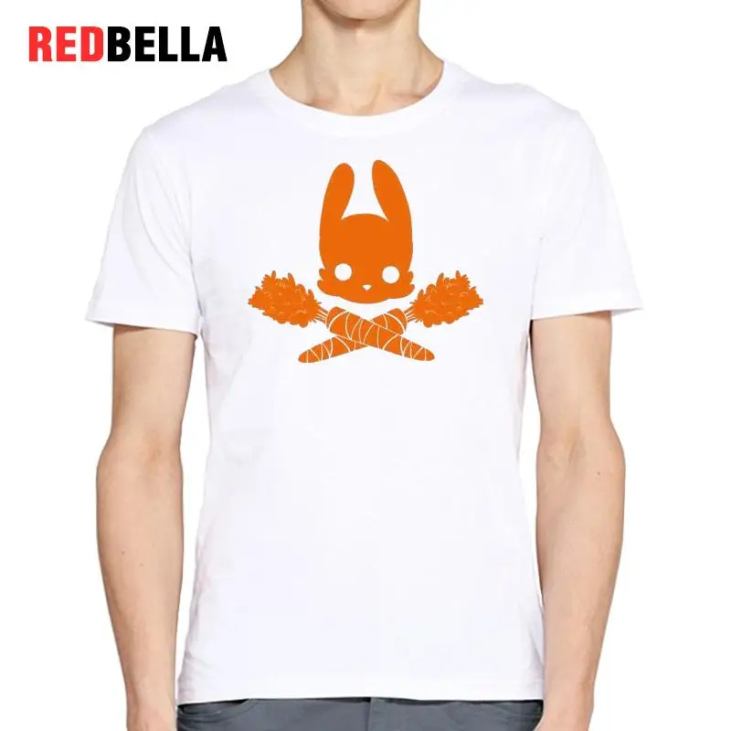 REDBELLA горячая футболка Homme Забавные милые Hipster хлопковая Футболка Кролик Мода