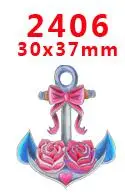 30 шт мультяшный персонаж плоское украшение из смолы PR 1590 - Цвет: 2406