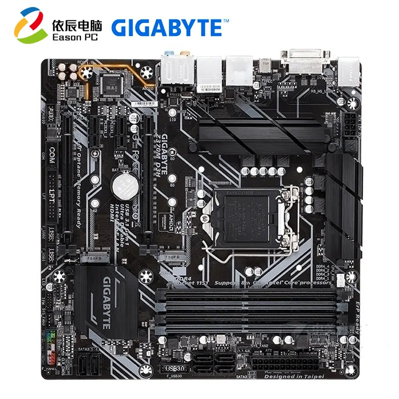 Материнская плата GIGABYTE GA-Z370M D3H LGA1151 DDR4 M.2 SATA III 64G Micro-ATX