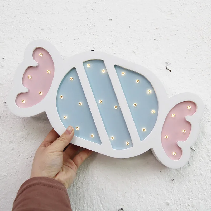 INS LED освещение конфеты Прекрасный Ночной свет прекрасный декоративный ночник