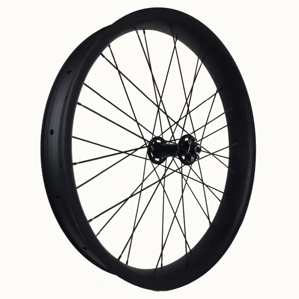 Stronger and stiffness of the bike history 26 inch Carbon FatBike wheelsets 100mm Width 25mm Depth Hookless Tubeless Compatible | Спорт и