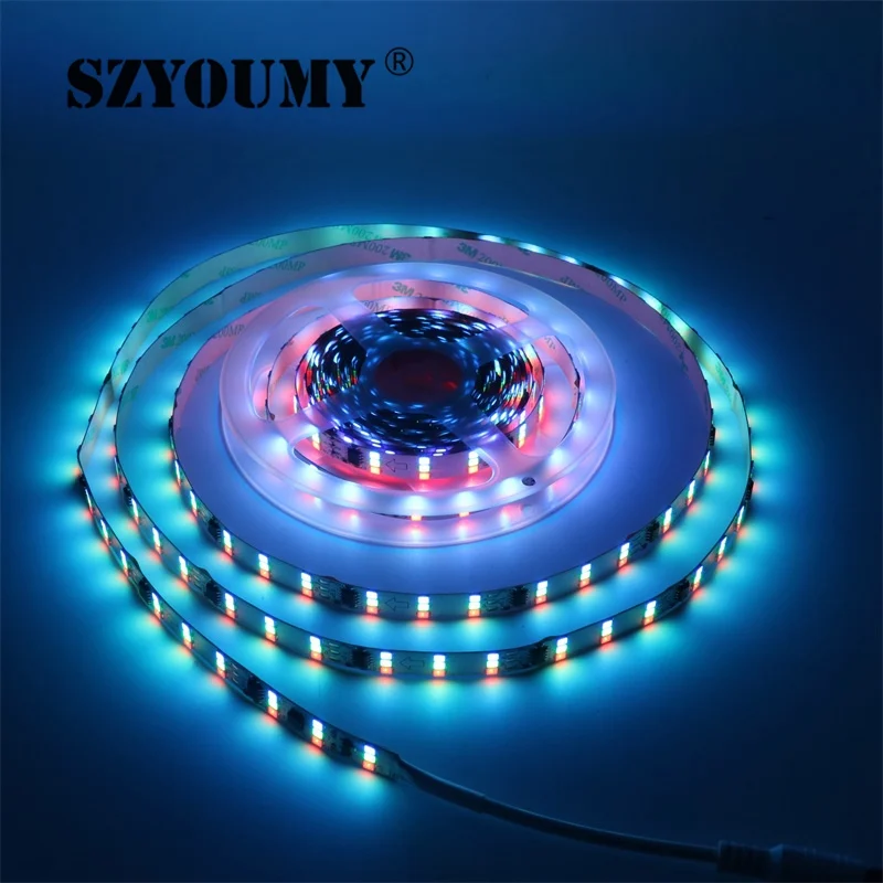 SZYOUMY 2017 Новый 2835 красный зелёный синий светодиодный одов/м три ряда с 180 IC Dream