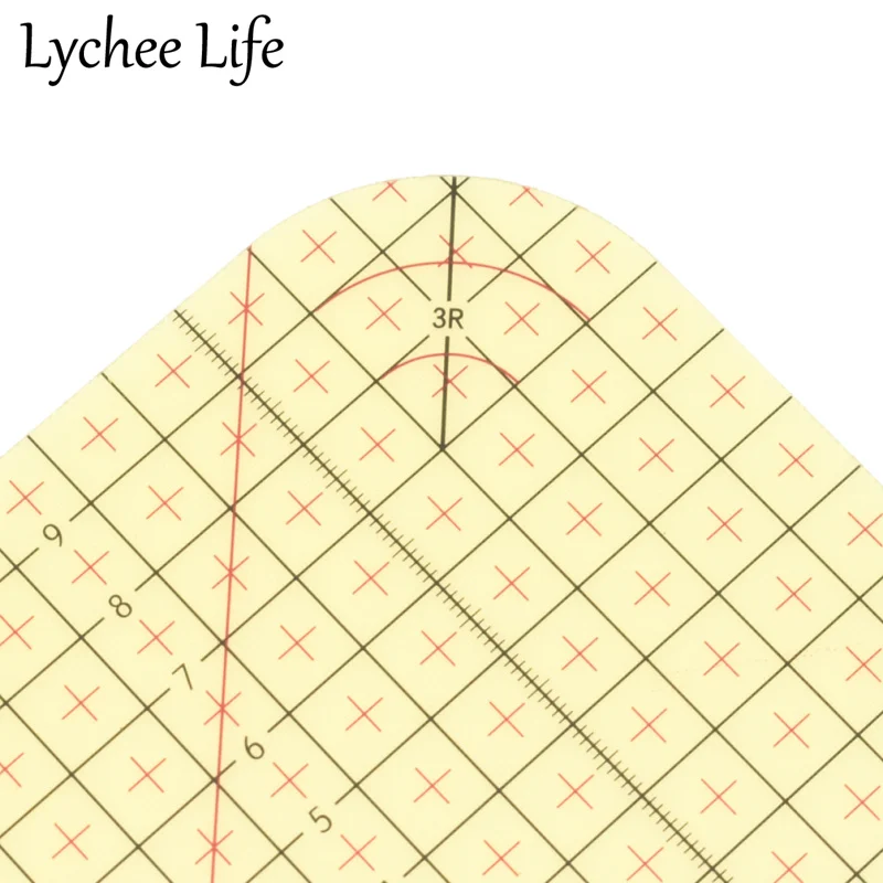 Линейка Lychee Life для шитья и глажки устойчивая к высоким температурам смола