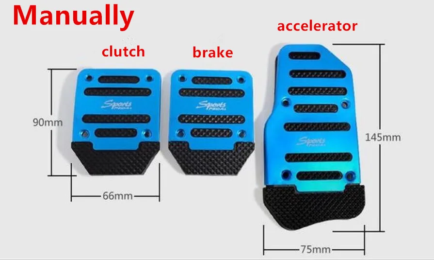 Автомобильная ручная автоматическая трансмиссия металлическая крышка педали