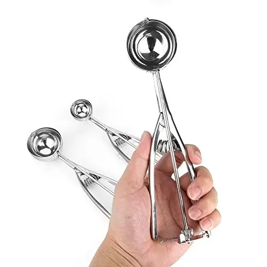 Кухня 3 шт мороженое совок сталь нержавеющая пюре ложка для картофеля ручка