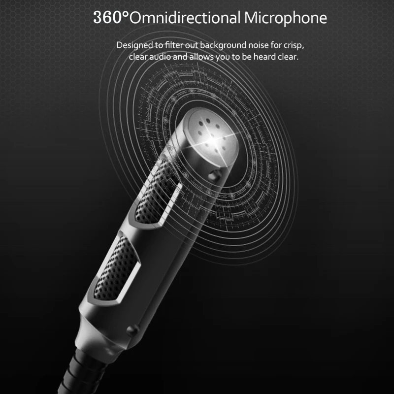 Flexible USB Condenser Microphone for Computer With led light Recording Gaming Chatting computer microphones | Электроника