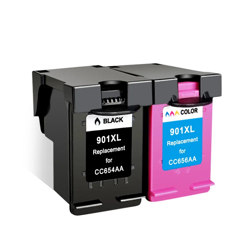 Картридж для принтера HP 901 совместимый с 901XL OfficeJet 4500 J4580 J4640 J4660 J4680 2 шт.|Чернильные