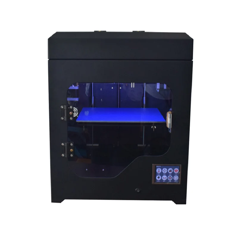 Fdm двойной экструдер 3d принтер полностью металлический сенсорный экран Высокая