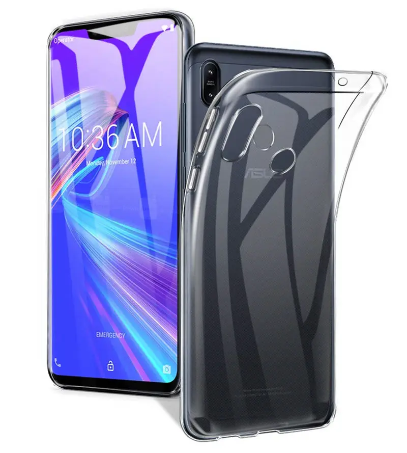 Чехол для Asus Zenfone Max M2 ZB633KL силиконовый мягкий ТПУ чехол телефона ZB 633KL X01AD задняя