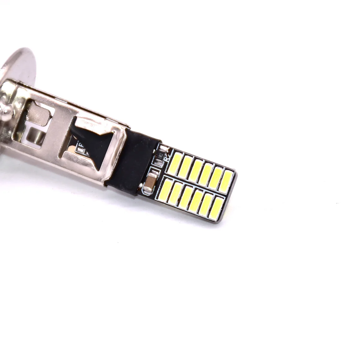 2X H1 24 SMD 4014 Canbus автомобильные светодиоды без ошибок белые лампы противотуманный светильник s дневной ходовой светильник авто лампы 12 В 24 В
