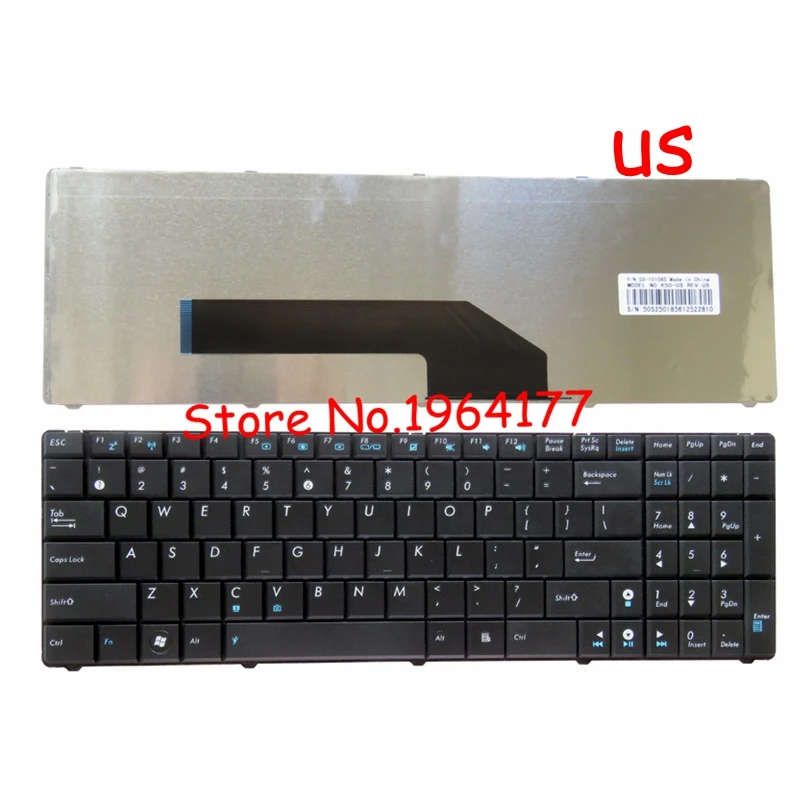 Клавиатура для ноутбука ASUS P50 P50IJ новая английская и американская клавиатура ij