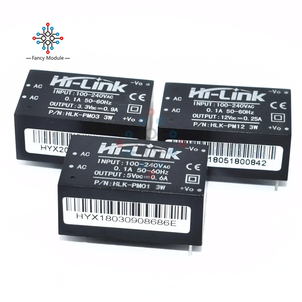 HLK PM01 PM03 PM12 220 В до 5 В/3 3 В/12 понижающий преобразователь модуль питания для
