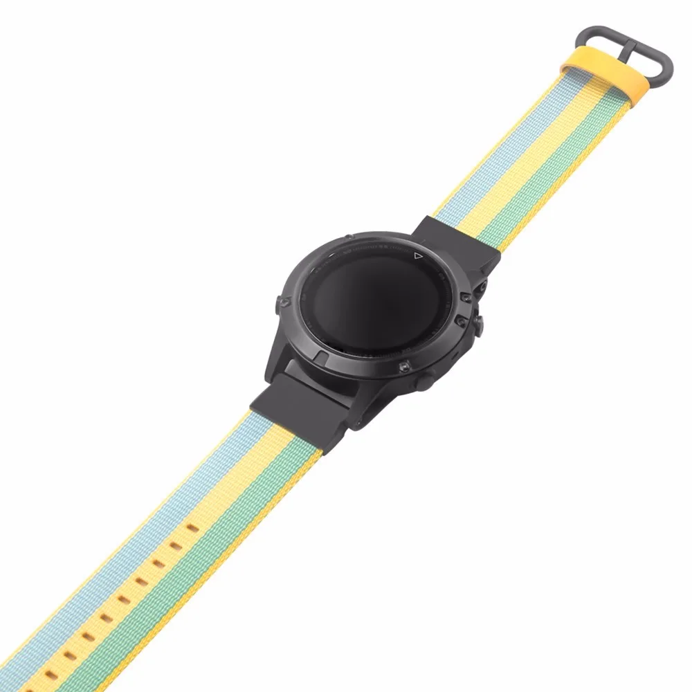 XBERSTAR Quick Release нейлон плетеный браслет на запястье ремешок для Garmin Fenix 5/Forerunner 935/подход S60 gps часы ремешки