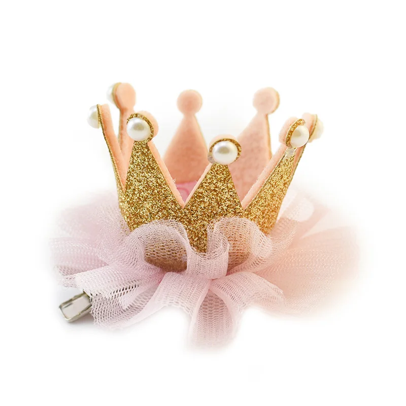 Заколки для волос с жемчужинами милые кружевные заколки украшением в виде