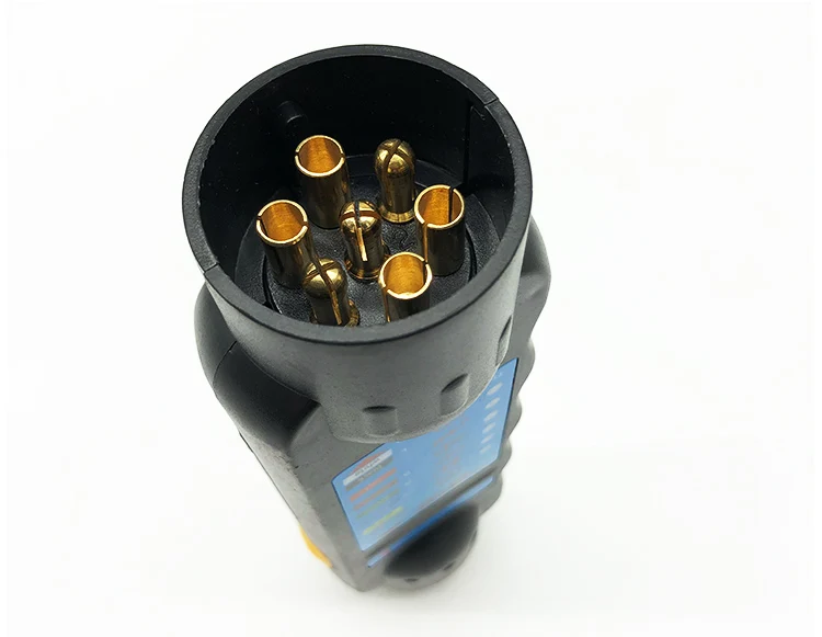 12V 7-контактный Европейский грузовик с прицепом розетка Тесты er проводки световой сигнал цепи Тесты Инструмент Тестер цепи автомобиля светильник ing доска Тесты Инж