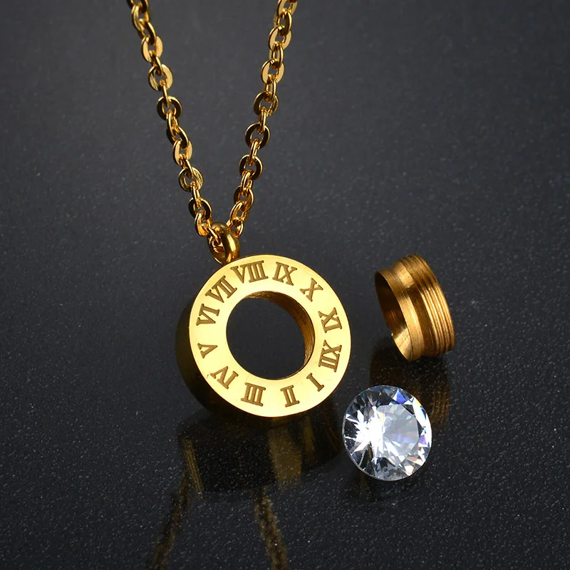 Женский комплект ювелирных изделий UZone серьги из нержавеющей стали золотого