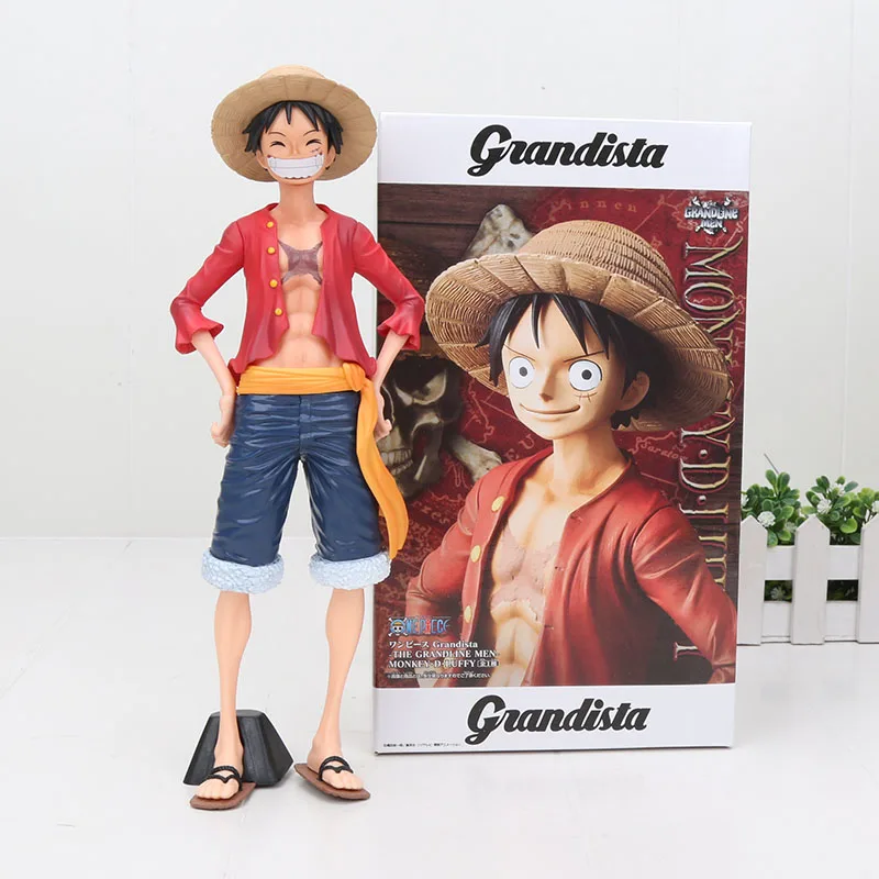 6849 25cm Luffy box Аниме одна деталь фигурка туз Шанкс обезьяна д Луффи фигурка Зоро Санджи Ло Трафальгар Сабо одна деталь аниме MSP ПВХ Модель игрушки - Цвет: 6849 25cm Luffy box