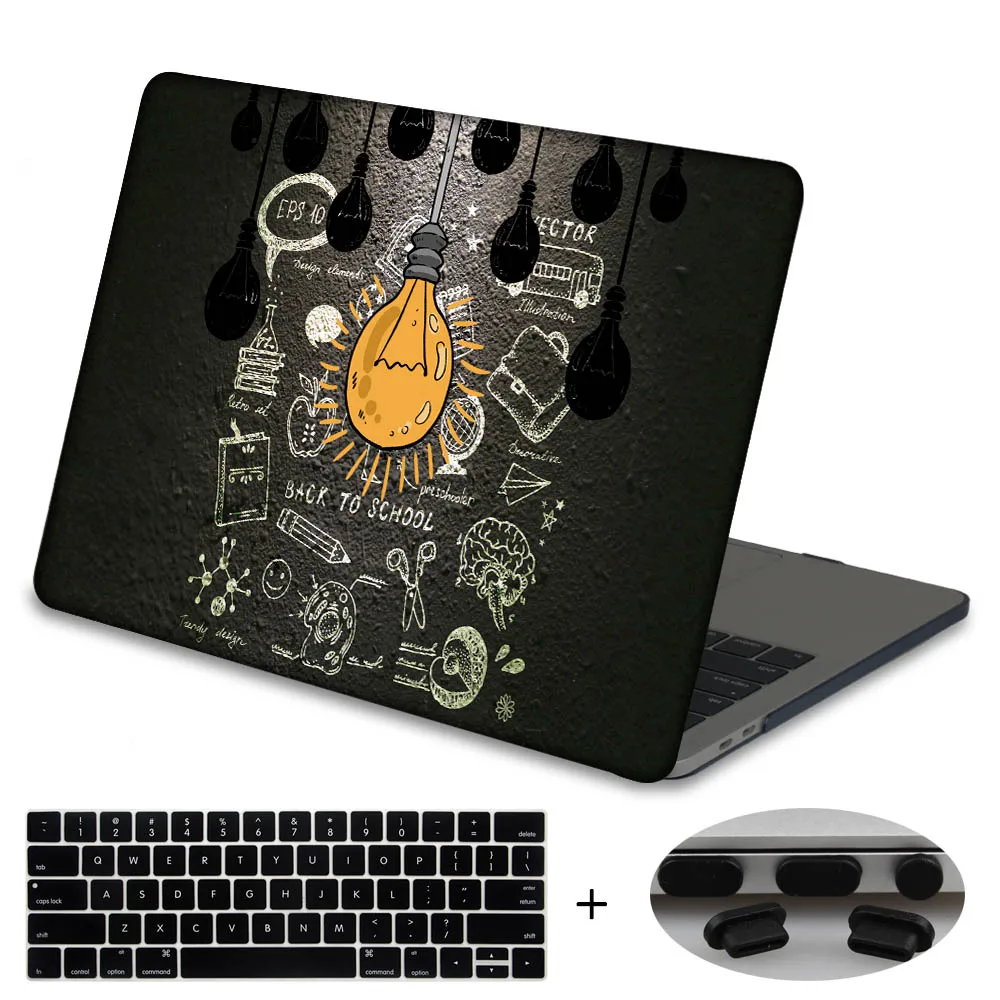 A454 Чехол для Macbook New Pro 13 15 Touch bar A1989 A2159 инновационный светильник, Жесткий Чехол для ноутбука Mac Book Air Pro retina 13 15 - Цвет: A454