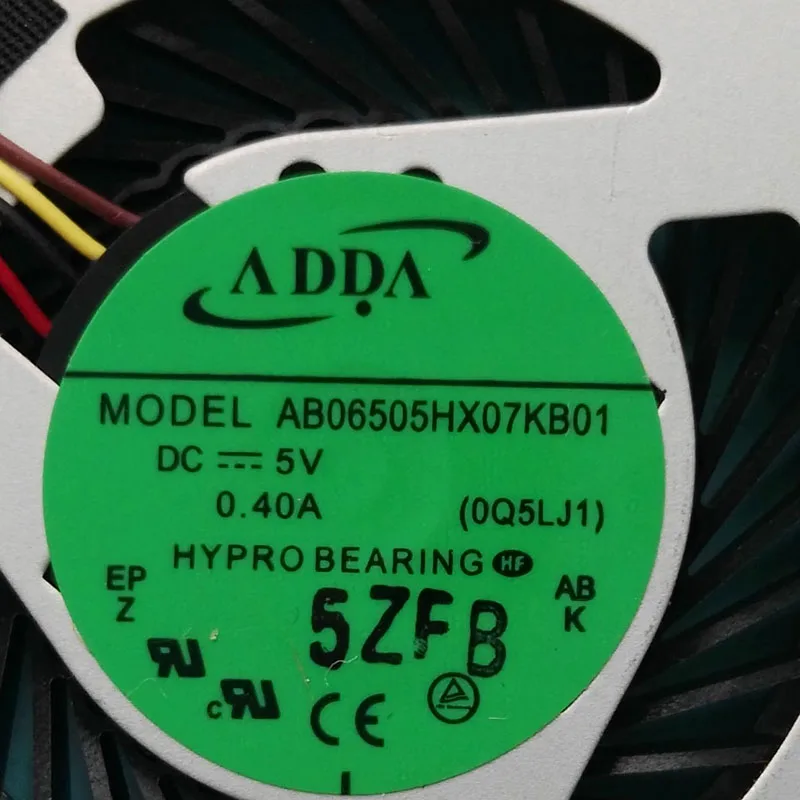 Процессор вентилятор для acer aspire M5 M5-581 M5-581G M5-581T M5-581TG ноутбук Процессор охлаждающий вентилятор кулер AB06505HX07KB01 0Q5LJ1