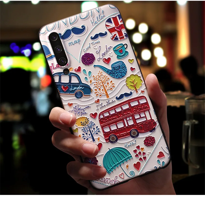 Для Xiaomi Mi 9 чехол силиконовый для 3D милый мультфильм мягкий TPU задняя крышка