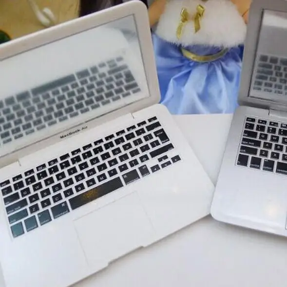 BJD Мини ноутбук Mac Book мини зеркало Кукла аксессуар девушка дом играть