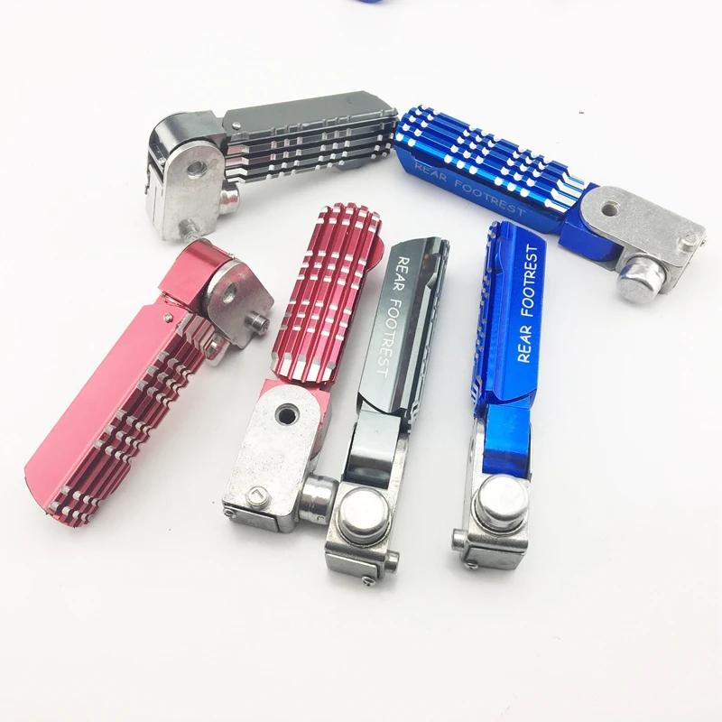 Универсальные алюминиевые мотоциклетные складные колышки комплект из 2