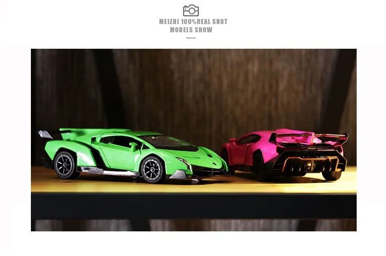 

High Simulation Exquisite Diecasts & Toy Vehicles: MZ Car Styling Veneno Supercar 1:32 Alloy Diecast Car Model Toy Car