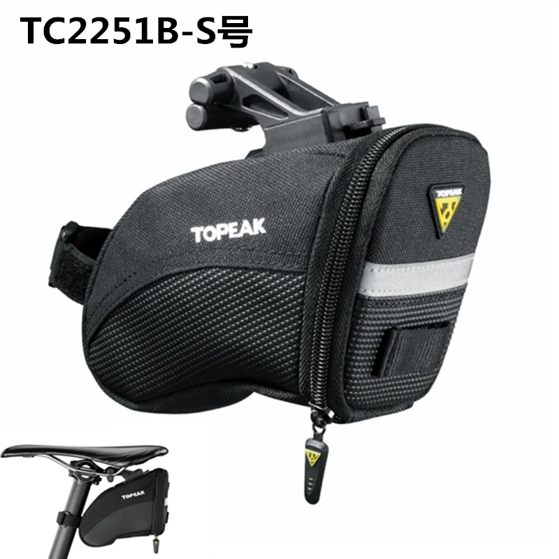 TOPEAK велосипедная Задняя сумка седло сиденье Подушка сумка быстрая пряжка дизайн Горный велосипед шоссейный велосипед хвост пакет велосипед equipmen - Цвет: TC2251B-S
