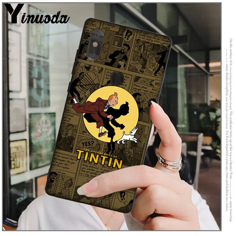 Чехол для телефона Yinuoda The Adventures of Tintin чехол Redmi 5 plus Note Xiaomi Mi 6 8 SE 3 | Мобильные
