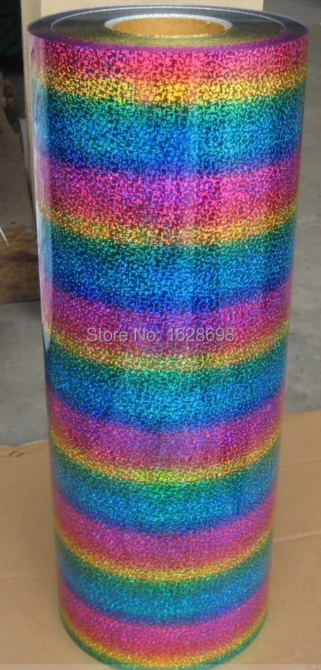 Специальная цветная фотография разноцветная Радужная теплопередающая пленка