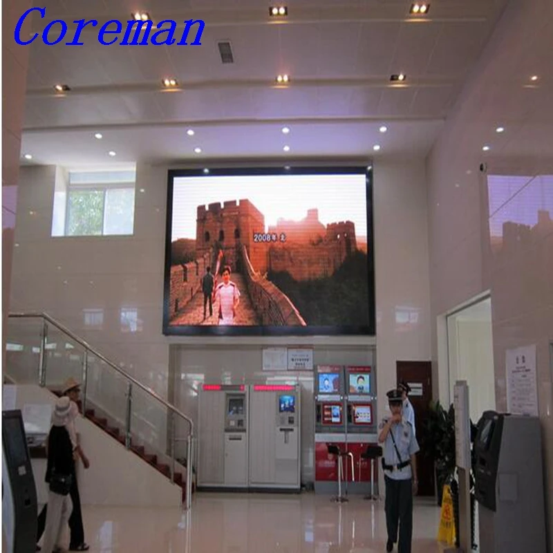 Рекламный экран Coreman p8 для помещений полноцветный светодиодный дисплей продажи